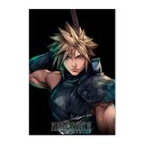 Final Fantasy 7 Remake Poster | Exclusive Cloud Strife Key Art | High Quality 24x36