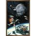 Star Wars: Return of the Jedi - Space Battle Wall Poster 22.375 x 34 Framed