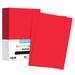 11 x 17 Re-Entry Red Color Paper Smooth for School Office & Home Supplies Holiday Crafting Arts & Crafts | Acid & Lignin Free | Regular 24lb Paper - 1 Ream of 500 Sheets