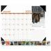 House of Doolittle EarthScapes Wildlife Desk Pad - Academic - Julian Dates - Daily Weekly Monthly Yearly - 12 Month - January 2023 till December 2023 - 1 Month Single Page Lay | Bundle of 5 Each