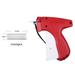 Norbi Clothes Garment Price Label Tagging Tag Gun Tag Gun 1000 2.5cm Glue Needle SetSewing Craft Tools DIY Apparel Tagging Guns Red