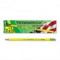 4Pc Ticonderoga Woodcase Pencil 2H #4 Yellow Dozen