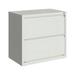 UrbanPro 30 2-Drawer Modern Metal Lateral File Cabinet in White