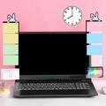 Memo Board Multi-functional Self-adhesive Acrylic Side Panel Monitor Sideboard for Screen Beige Acrylic