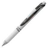 Energel Rtx Gel Pen Retractable Medium 0.7 Mm Black Ink White/black Barrel | Bundle of 5 Each