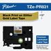 Brother P-Touch TZE-PR831 Black Print on Premium Glitter Gold Laminated Tape