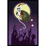 Disney Tim Burton s The Nightmare Before Christmas - Sandy Claws Wall Poster 22.375 x 34 Framed