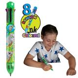 Rainbow Writer - Koala Multicolor Pen from Deluxebase. 8 in 1 Retractable Ballpoint Pen. Colored Pens for Kids Back to School Supplies and Office Supplies. Koala Pen Party Favors for Kids