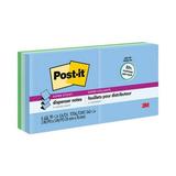 Post-it Pop-up Notes Super Sticky Recycled Pop-up Notes in Oasis Collection Colors 3 x 3 90 Sheets/Pad 6 Pads/Pack