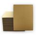 EcoSwift Brand Premium 8 1/2 x 11 Corrugated Cardboard Pads Inserts Filler Sheets 23 ECT 8.5 in. x 11 in. Brown 200-Pack