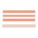 Carson Dellosa Education CD-108442 Coral & White Stripes Straight Trim Borders Set for Grade PK-8 Multi Color