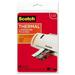 5PK Scotch Laminating Pouches 5 mil 4.33 x 6.33 Gloss Clear 20/Pack (TP590020)