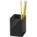 Officemate 3-Compartment Pencil Cup - 4 x 2.9 x 2.9 x - 1 Each - Black | Bundle of 5