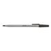 Ballpoint Pen Value Pack Stick Medium 1 Mm Black Ink Gray Barrel 60/pack | Bundle of 5 Packs