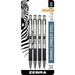 Zebra Pen 0.7mm Retractable Gel Pen - 0.7 mm Pen Point Size - Refillable - Retractable - Black Gel-based Ink - Metal Barrel - 4 / Pack | Bundle of 5 Packs