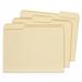 Universal Double-Ply Top Tab Manila File Folders 1/3-Cut Tabs: Assorted Letter Size 0.75 Expansion Manila 100/Box (16113)