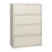 Hirsh 36 inch Wide 4 Drawer Metal Lateral File Cabinet with Roll-Out Shelves for Home and Office Holds Letter Legal and A4 Hanging Folders Putty