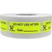 Do Not Use After - Date: Expiration Labels | 0.5 x 1.5 inches - 500 Pack | InStockLabels.com