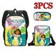 Cute Encanto School Backpack 3Pcs/Set School Bags for Kids Girls The New Movie Bag Shoulder Pencil Box Set Christmas Gift (#11)