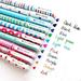 10 Multi Colors Cute Pens for Girls Colorful Gel Ink Pens 10 Pcs Kawaii Roller Ball Fine Point Pen Set for Kids Girls Children Students Teens Gifts(B)