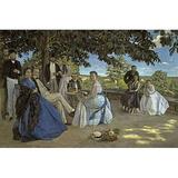 Family Reunion Poster Print by Frederic Bazille (12 x 18)