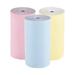 VerPetridure Printing Paper 57X30Cm 3 Rolls Printing Paper 57X30Cm 3 Rollscolor Thermal Paper Roll 57*30Mm Receipt Photo Paper Clear Printing for Pocket Thermal Printer for Mini Photo Printer 3 Rolls