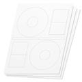 Stomper Pro Compatible Full Face DISC CD DVD Labels on Sheets with Case Pine Labels ( 2 Labels Per Sheet White 500 Sheets )