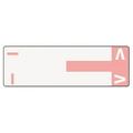 Alphaz Color-Coded First Letter Combo Alpha Labels I/v 1.16 X 3.63 Pink/white 5/sheet 20 Sheets/pack | Bundle of 2 Packs