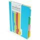 Suck UK Tabbed Notebook A5 Notebook With Dividers Project Note Pad & Tabbed Notebook For Work Study Notebook Colored Paper Notebook With Tabs Divider Tab Notebook Study Essentials Color