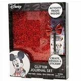 Minnie Mouse Glitter Journal Set with Stickers and Pen