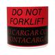 5 x 3 Do Not Forklift (English/Spanish) Stickers Labels for Handling Instructions (4 Rolls / Red-Black)