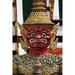 One of six pairs of guardian demons flanking entrance to the Gallery or Phra Rabieng Wat Phra Kaeo Bangkok Thailand Poster Print by Adam Jones (24 x 36) (24 x 36)