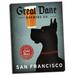 Gango Home Decor Black Great Dane Brewing Co San Francisco Adult Sign; 1-11 x 14 Portrait Stretched Canvas