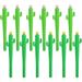 12 Pieces Cactus Rollerball Pens 0.5 mm Black Ink Pens Vibrant Cute Plant Pen for School Home Office (12 Pieces)