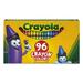 Crayola Classic Color Crayons in Flip-Top Pack with Sharpener 96 Colors/Pack | Bundle of 10 Boxes