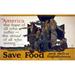 World War I Poster Using The Poetry Of John Greenleaf Whittier (1807-1892) To Inspire Americans To Conserve Food For The War Effort History (24 x 18)