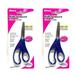 LOT OF 2 Allary Pointed Tip Kids Scissors 5 Inch BLUE