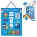 Simply Magic Kids Calendar 2021 - My First Daily Magnetic Calendar for Kids All About Today Board Days of The Week Calendar for Kids - Preschool Classroom Calendar for Wall Circle Time Calendar