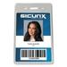 Sicurix Proximity Badge Holder Vertical 2 1/2w X 4 1/2h Clear 50/pack | Bundle of 2 Packs