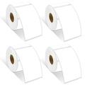 GREENCYCLE Compatible Dymo 30256 Address Shipping Barcodes Postal Multipurpose Large Label BPA Free 2-5/16 x 4 (59mm x 101mm) 300 Labels per Roll (4 Roll White)