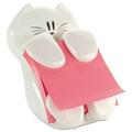 Post-it Pop-up Notes Super Sticky MMMCAT330 Pop-Up Note Dispenser Cat Shape 3 x 3 White