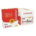Universal Copy Paper Convenience Carton 92 Bright 20lb 8.5 x 11 White 500 Sheets/Ream 5 Reams/Carton (11289)