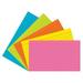 Super Bright Index Cards Ruled - 3 x 5 in. - Pack of 6