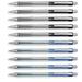 Pilot Retractable Ballpoint roller pens Black & Blue colors Fine point 10 Count