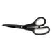 Industrial Carbon Blade Scissors 8 Long 3.5 Cut Length Black/gray Straight Handle | Bundle of 5 Each