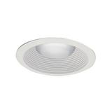 6 White Full Cone Baffle With Self Flanging Ring Torsion Spring Re Each