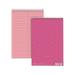 Prism Steno Pads Gregg Rule Pink Cover 80 Pink 6 X 9 Sheets 4/pack | Bundle of 2 Packs