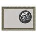 Amanti Art Grey Cork Board Wood Framed Parisian Silver Bulletin Board 20 in. x 14 in.