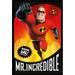 Disney Pixar The Incredibles - Mr. Incredible Wall Poster 22.375 x 34 Framed