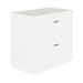 Hirsh Home Office Style Lateral Metal File Cabinet 30 in. Wide 2 Drawer White